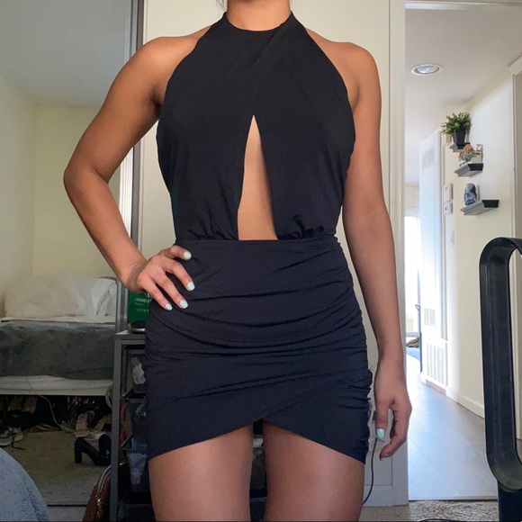 SHEIN Dresses & Skirts - Black halter mini dress SHEIN Dresses & Skirts - Black halter mini dress